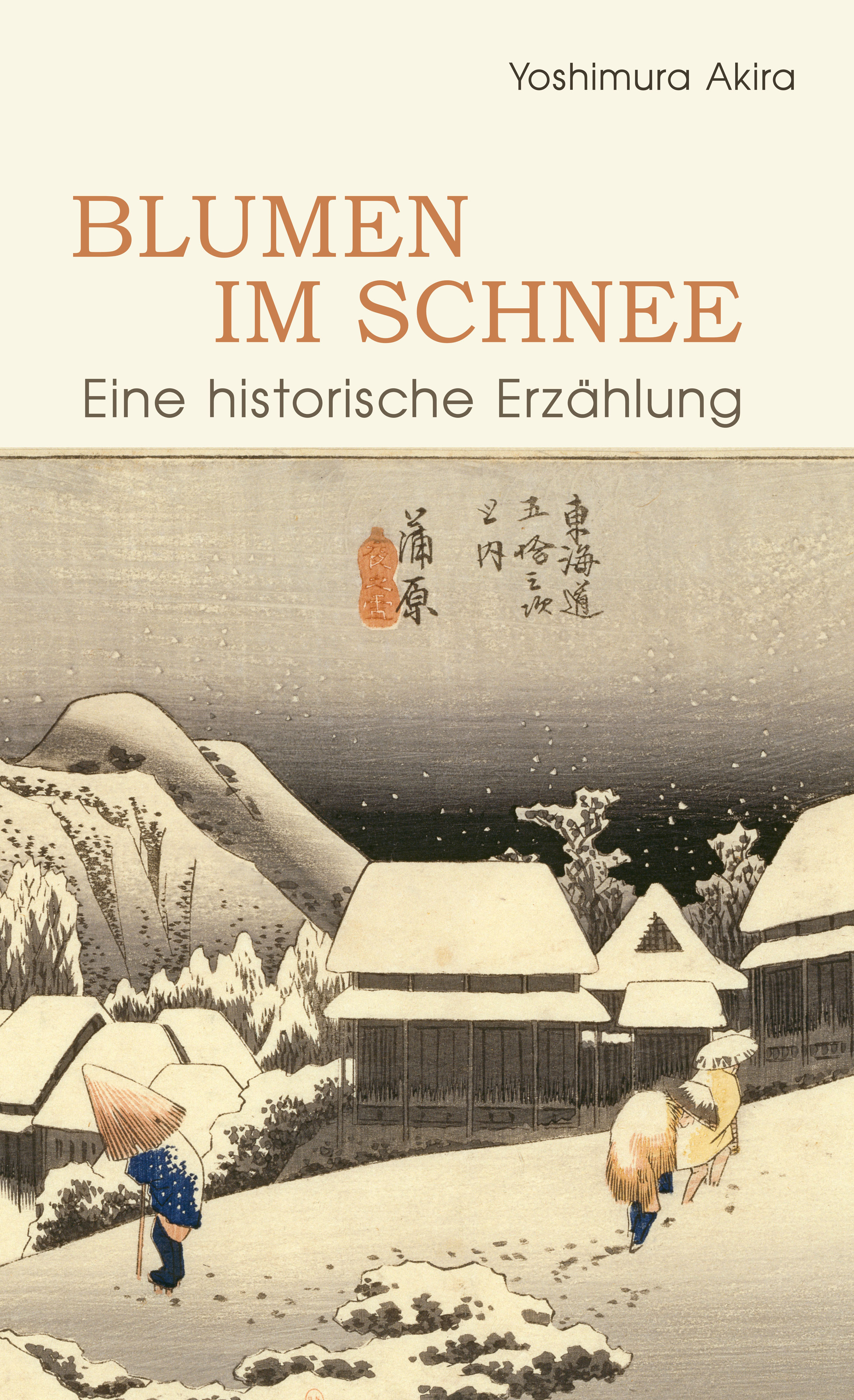 Blumen im Schnee