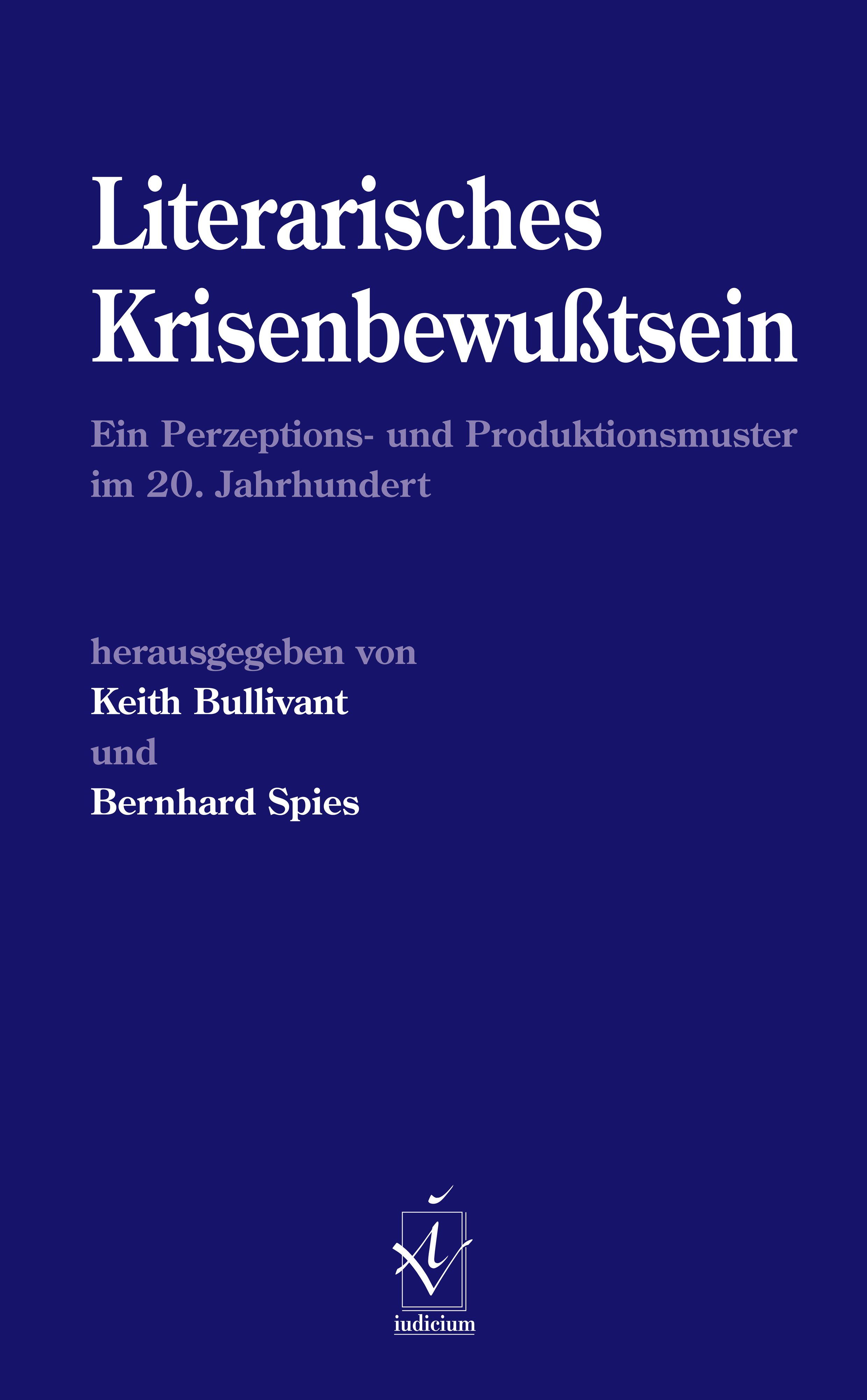 Literarisches Krisenbewusstsein