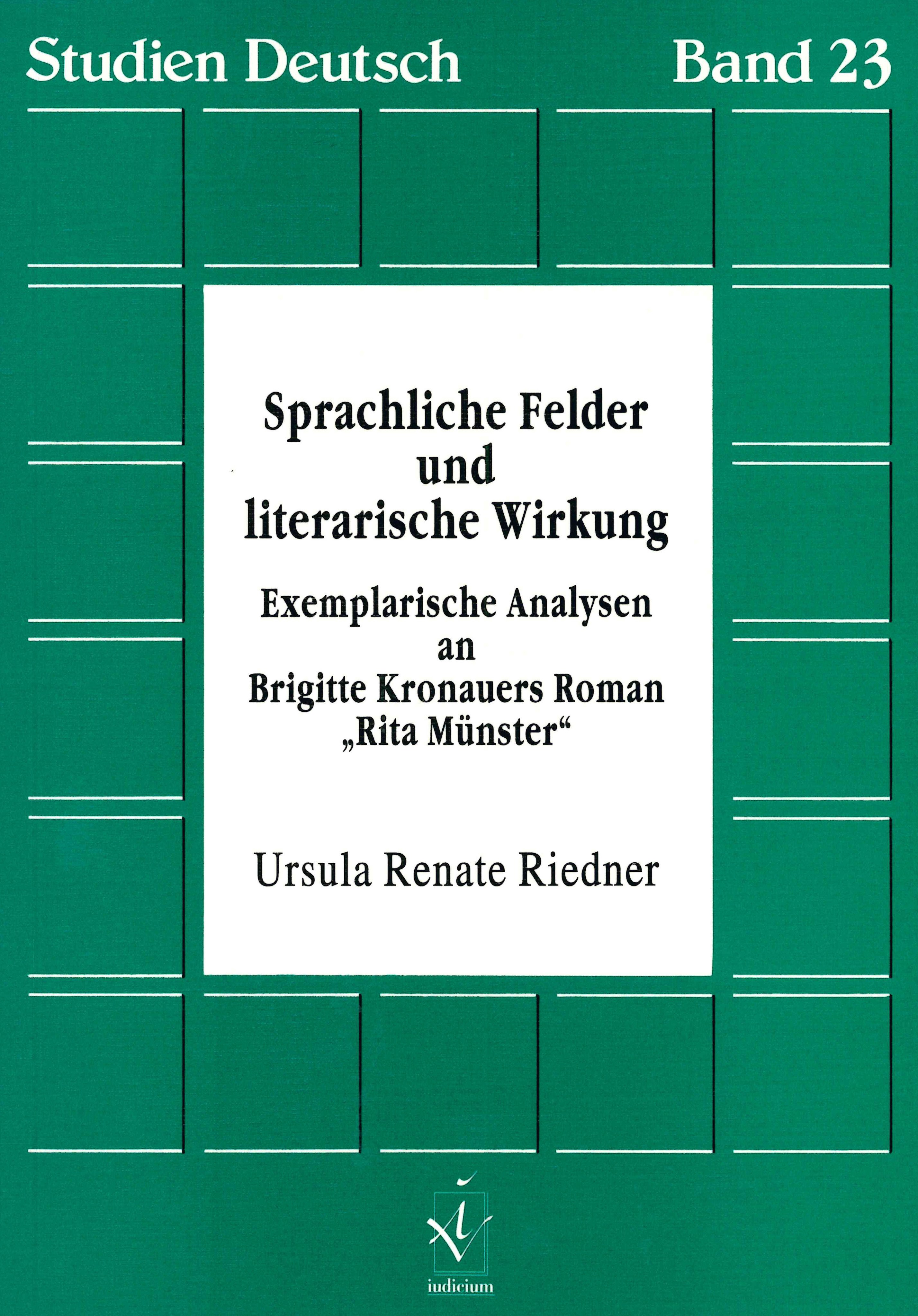 Sprachliche Felder und literarische Wirkung