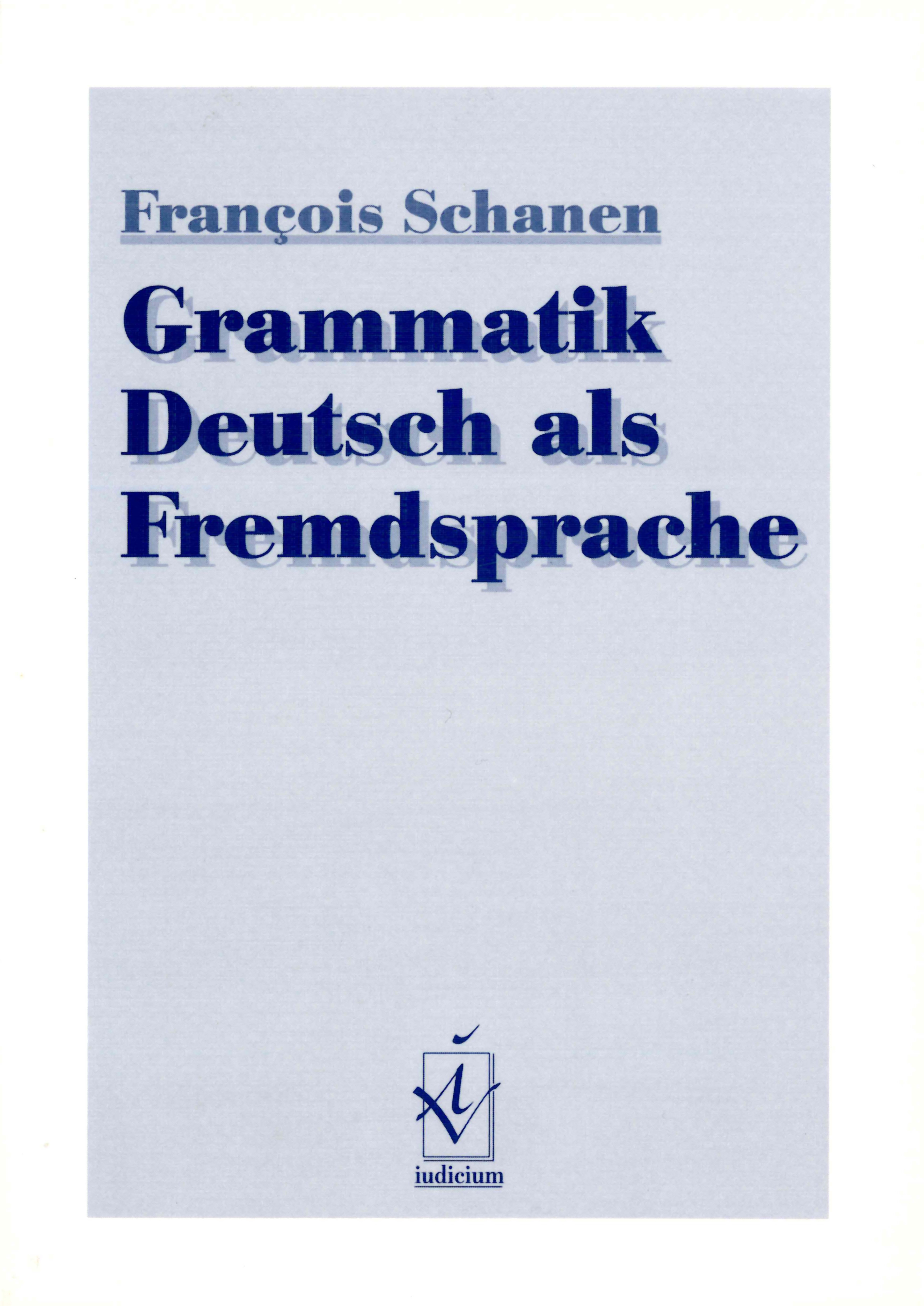 Grammatik Deutsch als Fremdsprache