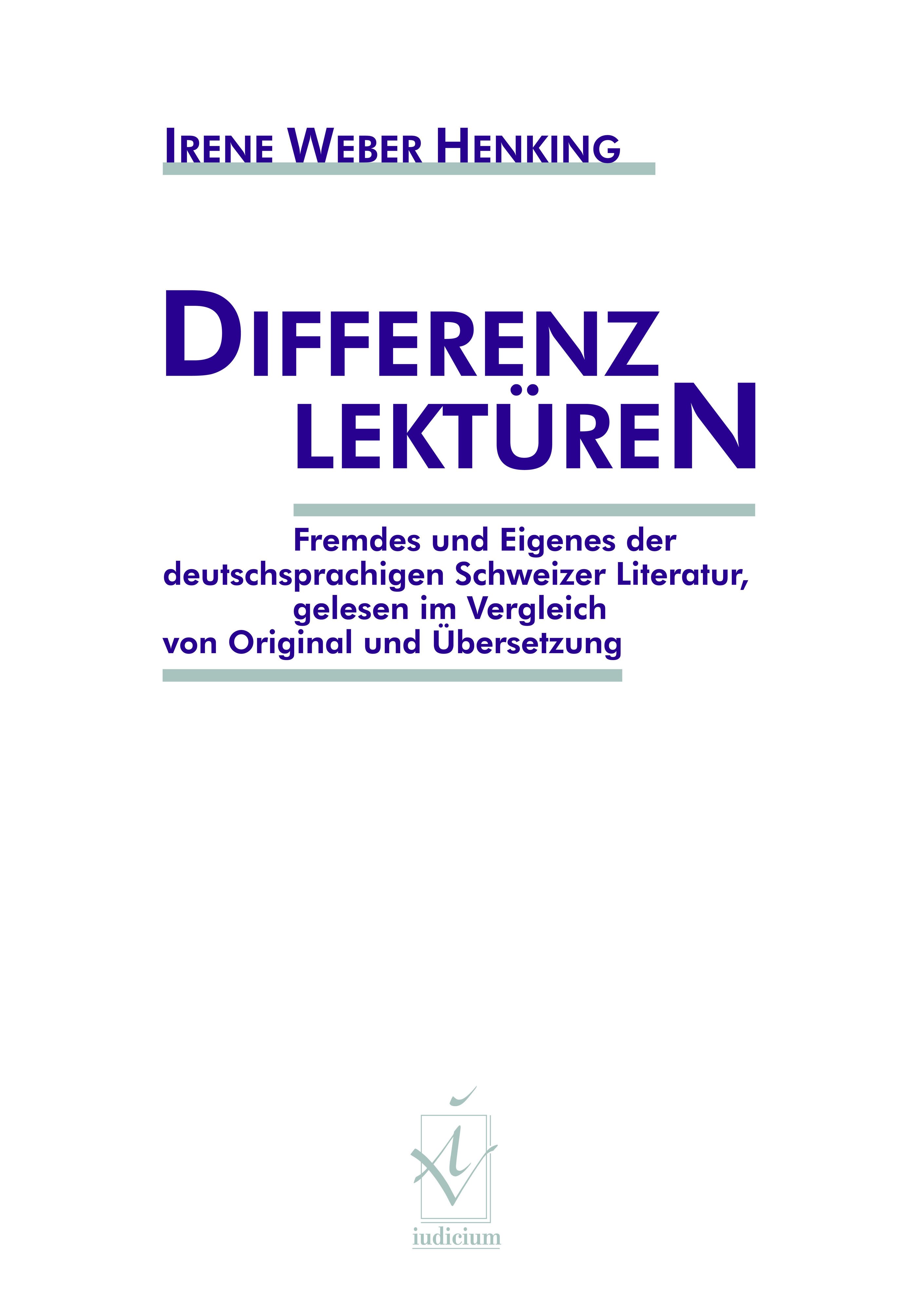 Differenzlektüren