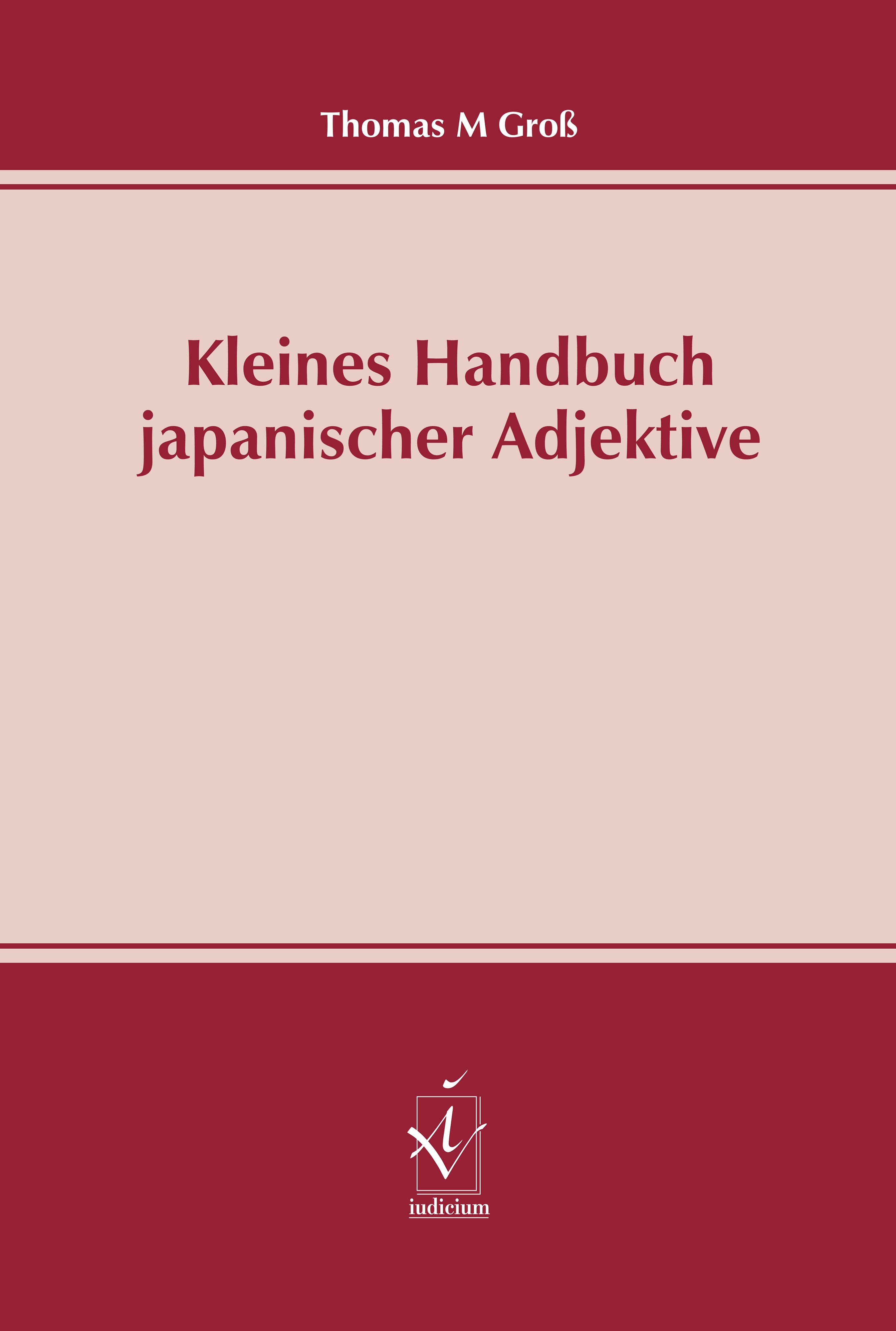 Kleines Handbuch japanischer Adjektive