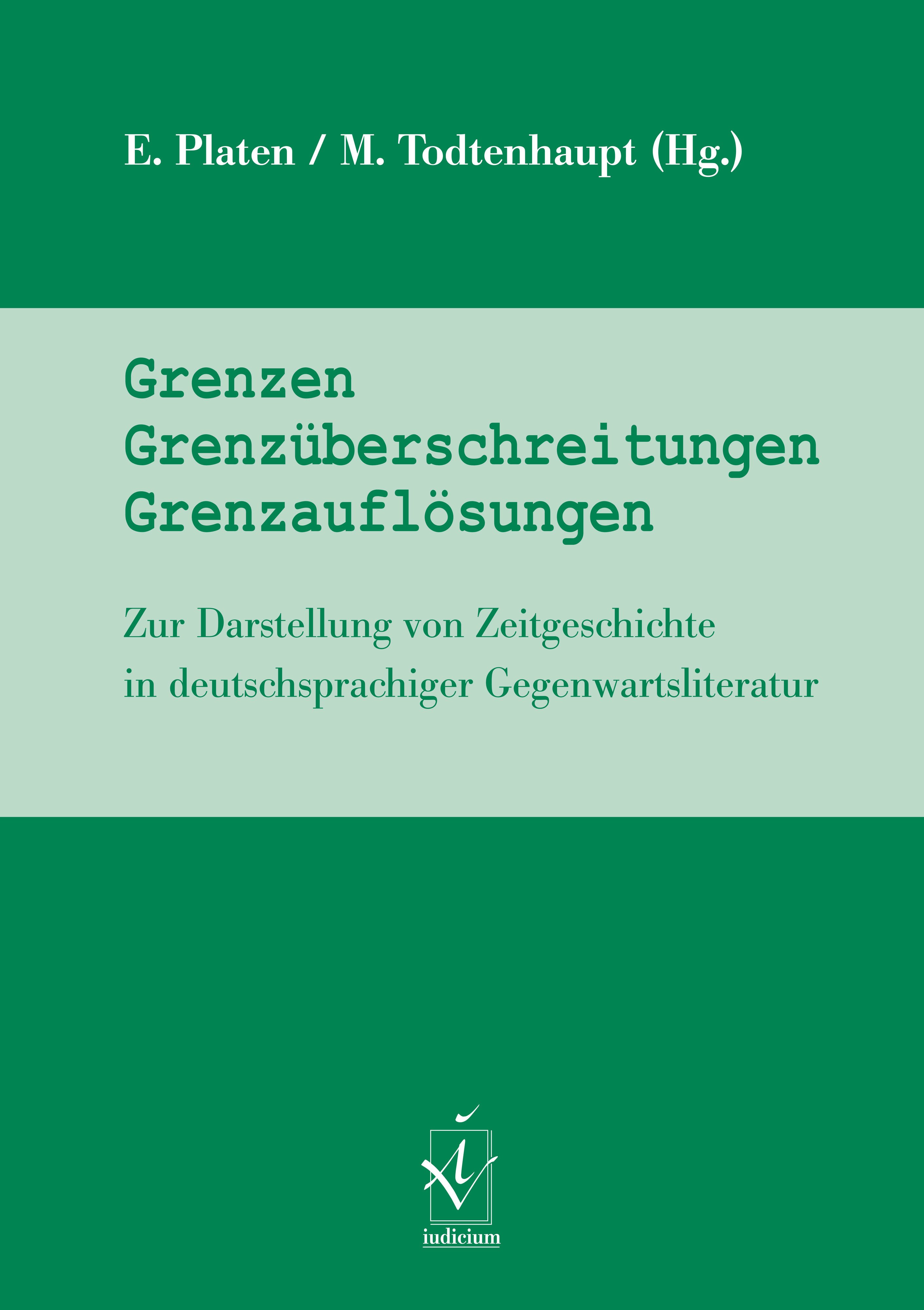 Grenzen Grenzüberschreitungen Grenzauflösungen